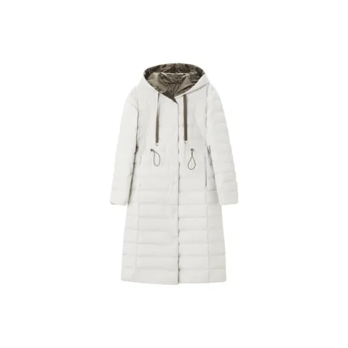 OVV Down Jackets Women's Off White With B4 Inlay