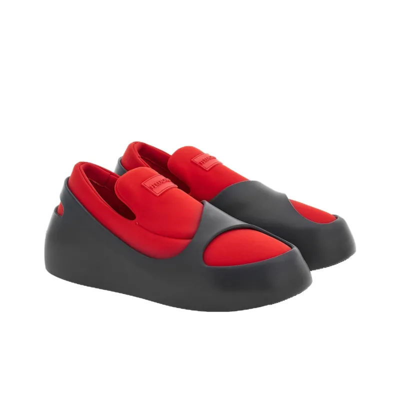 FERRAGAMO Hybrid Logo-patch Panelled Sneakers-2