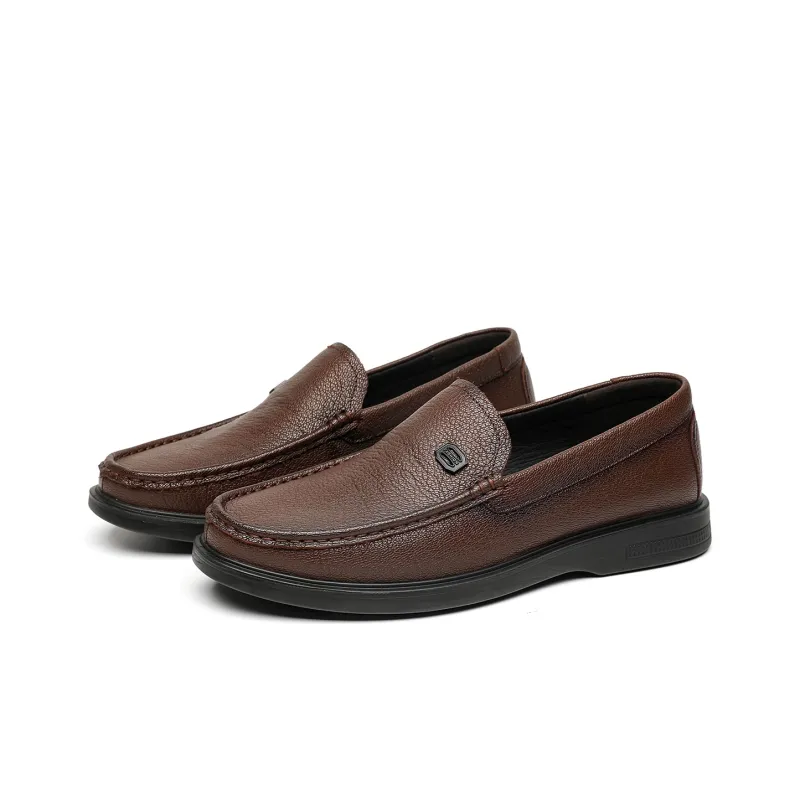 SOBB Dress Shoes Men Low Top Black, Brown-11
