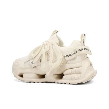 ORD Cushioned Anti Slip Wear Resistant Lightweight Height Increasing Low Top Chunky Sneakers Unisex