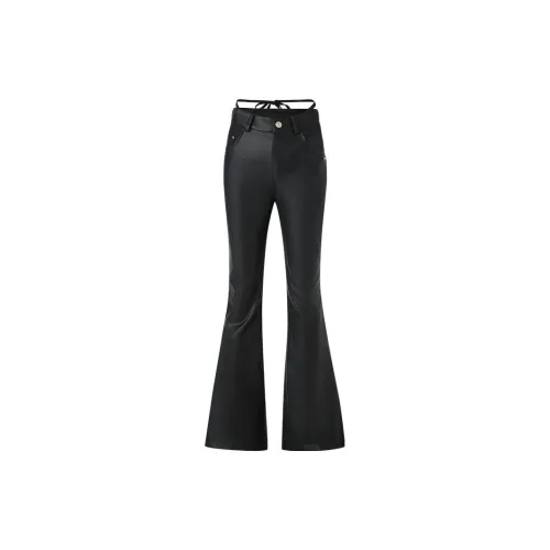 LA.F LAFREEDOM Leather Pants Women's Black