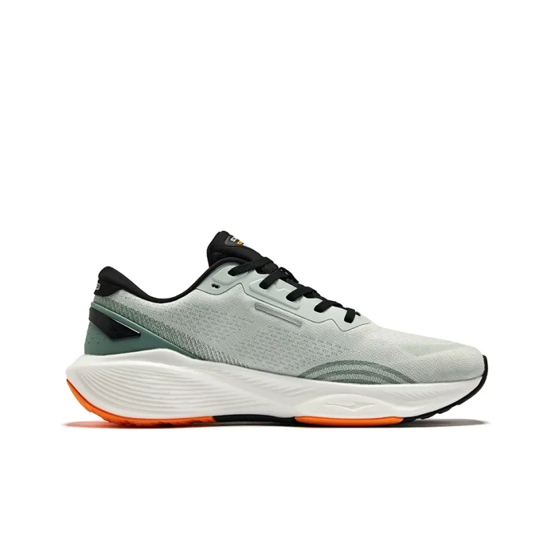 Erke Chip Pop 5.0 SE Cushioning Wear Resistant Low Top Running Shoes Men's Light Gray Green Jet Black-1