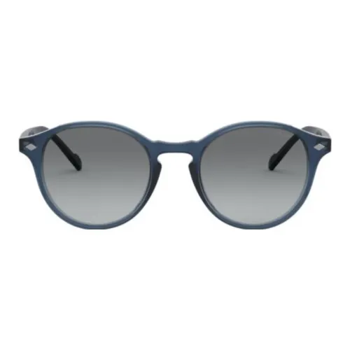 VOGUE Acetate Round Eyeglass Frames Men's Blue