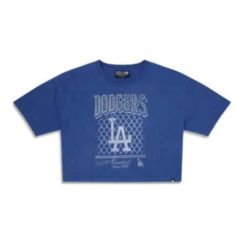 Mlb X New Era Los Angeles Dodgers T-Shirts Women's Blue