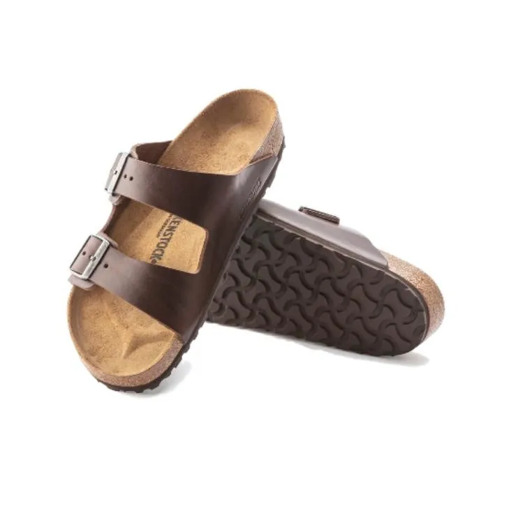 Birkenstock Arizona Grip Natural Leather 'Vintage Wood Roast'-4