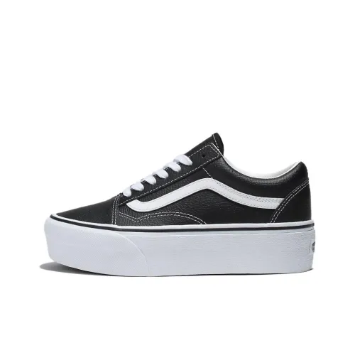 Vans Old Skool Stackform Shoes 'Black White' Women's