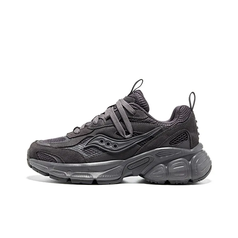 Saucony 2K CAVALRY Slip Resistant Cushioning Low Top Casual Running Shoes Unisex Dark Gray-0