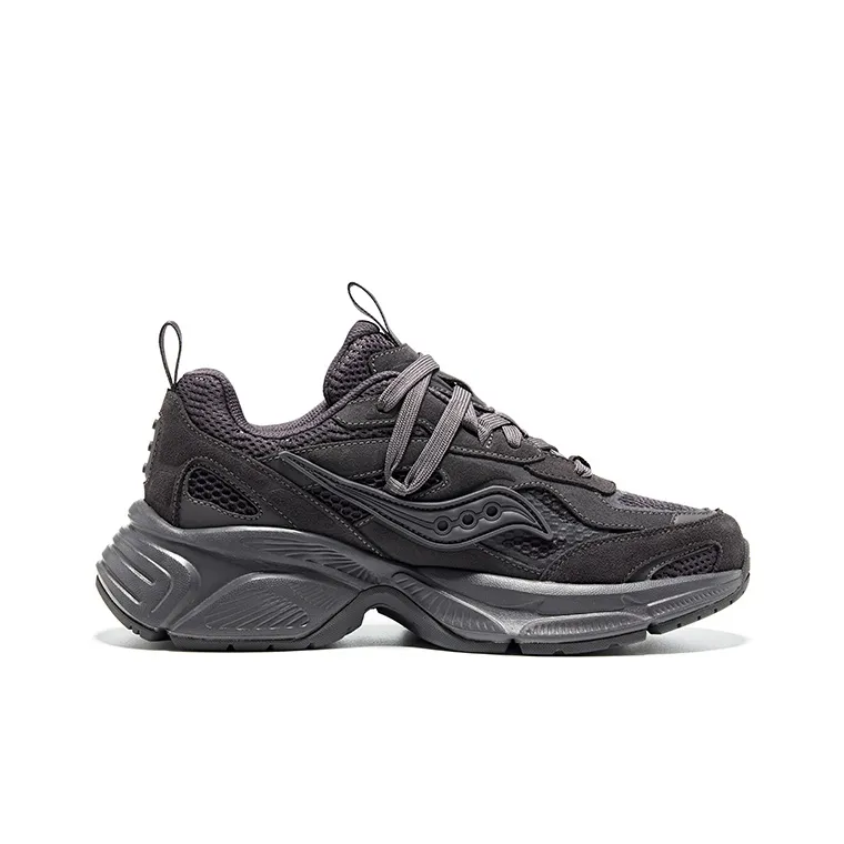 Saucony 2K CAVALRY Slip Resistant Cushioning Low Top Casual Running Shoes Unisex Dark Gray-1