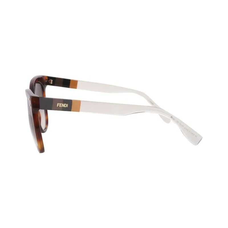 FENDI Acetate Irregular Shape Sunglasses Unisex Multicolor-2