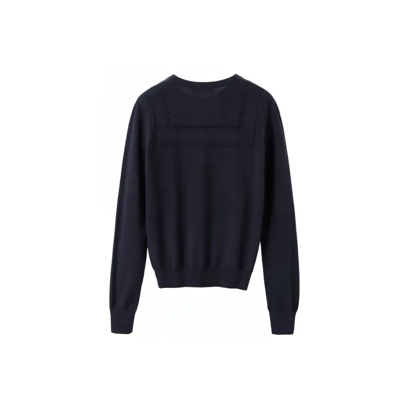 OVV Knitwear Women's Navy Blue A6-1
