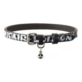 Vivienne Westwood Cow Leather Necklaces Women's Black