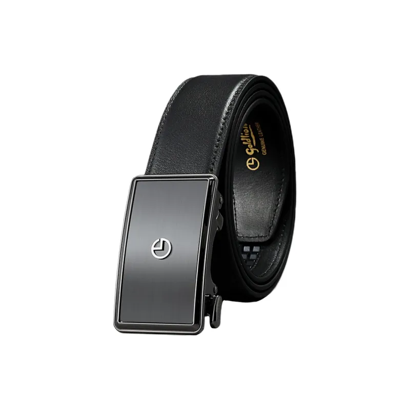 GOLDLION Cow Leather Belts Men's 3.5CM-0