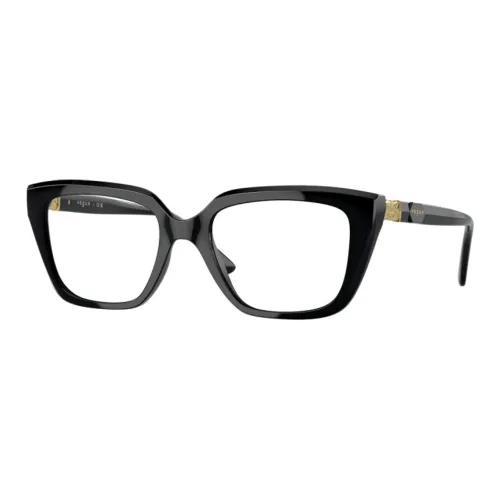 VOGUE Plastic Irregular Shape Sunglasses Women's Black