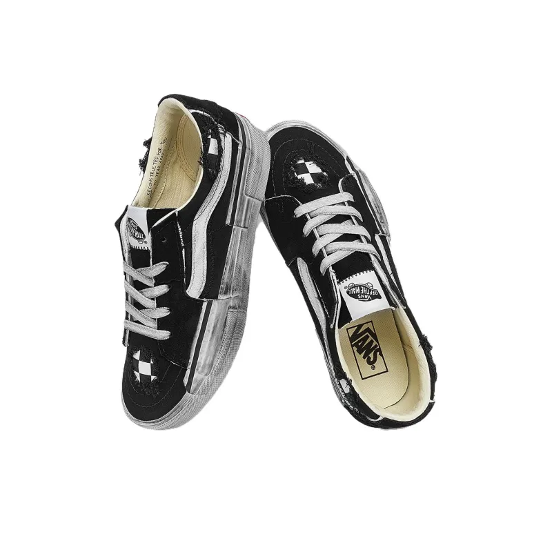 Vans SK8 Low Reconstruct 'Black White'-3