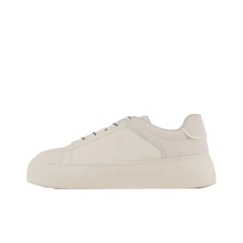 ARMANI EXCHANGE Skateboard Shoes Women's Low-Top Beige