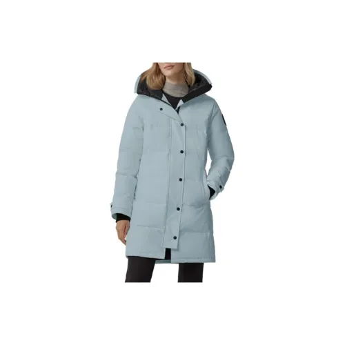 Canada Goose Shelburne Series Down Jackets Women's Blue