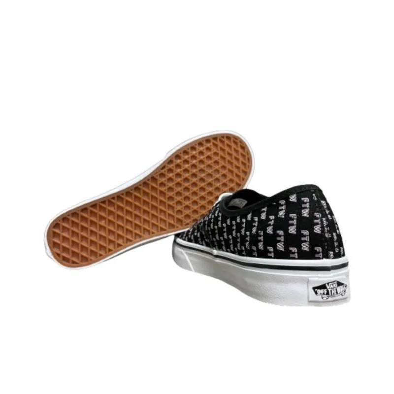 Vans Wear resistant And Lightweight Low Top Skateboard Shoes Unisex Black-3