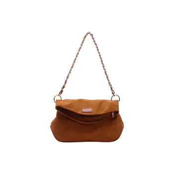 NOMK PU Shoulder Bag Shoulder Bag Handbag Hobo Bag Crossbody Bag Regular Women's Caramel