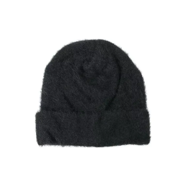 A BATHING APE Head One Point Shaggy Knit Cap-1