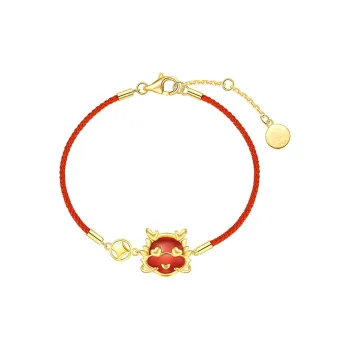 FANCI Luxe S925 Silver Inlay Red Agate Bracelets Women's