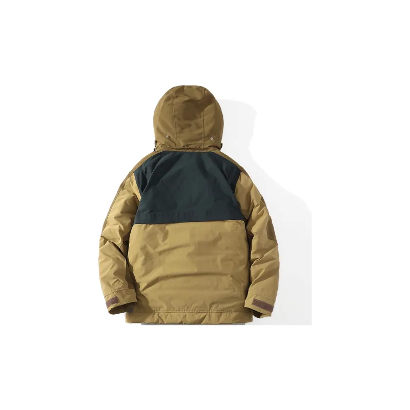 A SQUARE ROOT Puffer Jacket Unisex Apricot-1