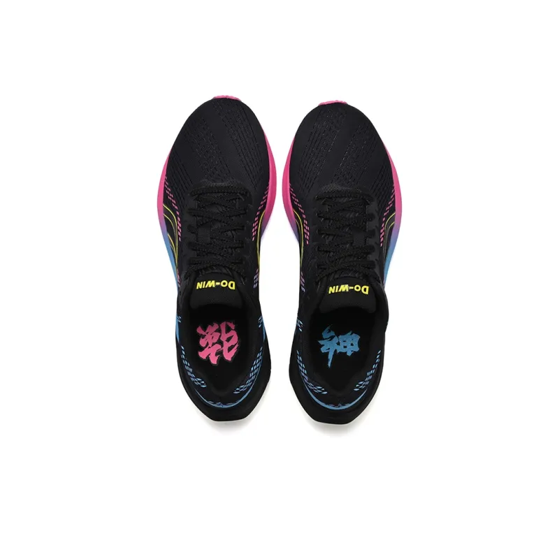 DO WIN Three Generations Of God Of War Running Shoes Unisex Low Top Peach Pink-1