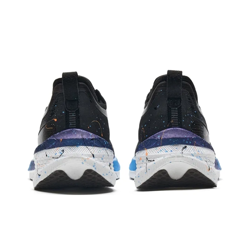 XTEP Two Thousand Kilometers 1.0 Wear-resistant And Lightweight Low-Top Running Shoes Men's Black Ink Teal-4