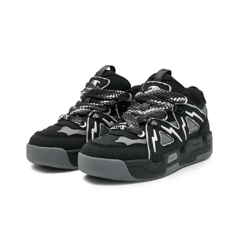 Champion Mix Skate V1 Low Top Skateboard Shoes Men's Black-2