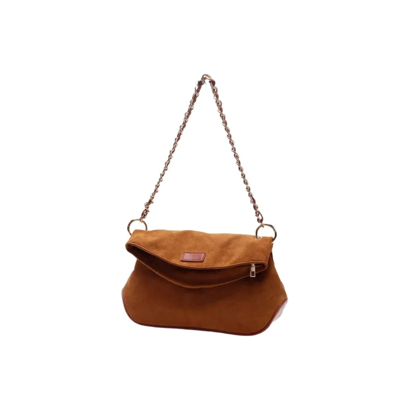 NOMK PU Shoulder Bag Shoulder Bag Hobo Bag Regular Women's Caramel-2