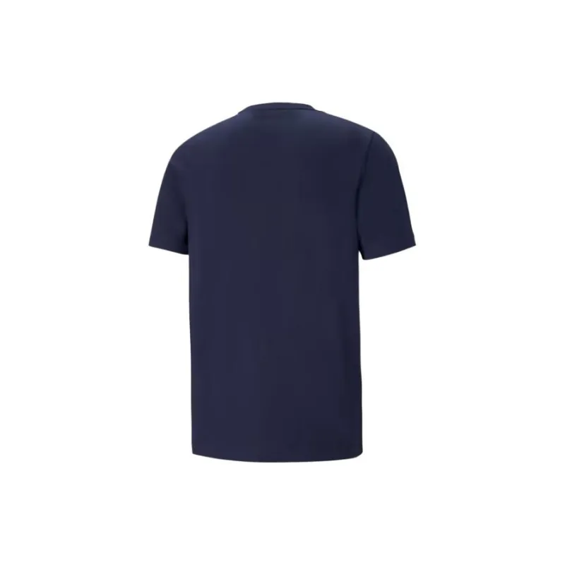 PUMA Essentials Logo T Shirts Men Blue-1
