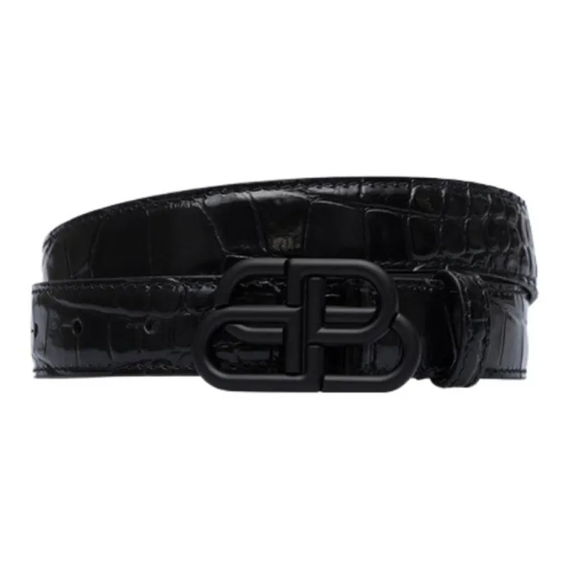 Balenciaga Logo Buckle Belt-0