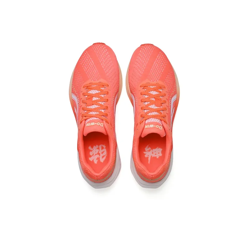 DO WIN Three Generations Of God Of War Cushioning Coverage Support Low Top Marathon Running Shoes Unisex Peach Pink-1