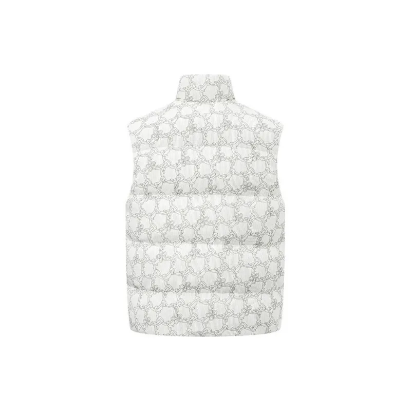 LiNing Sports Life Collection Vest Women's Ivory All Over Print-1