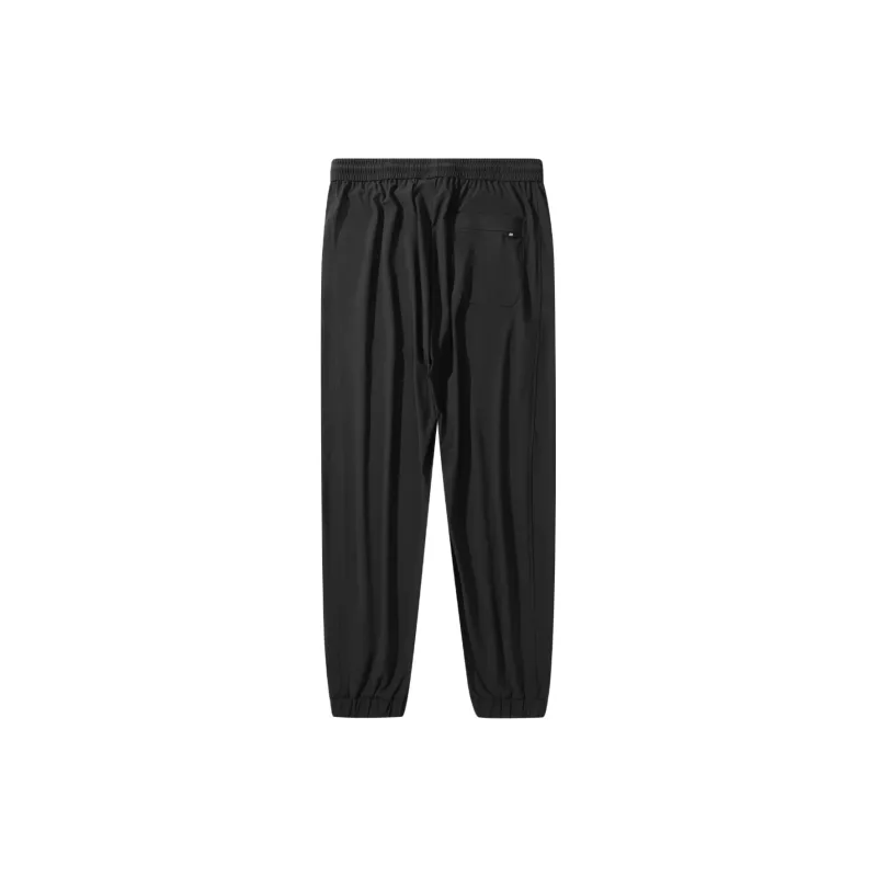 HLA Knitted Sweatpants Men Black 60-1
