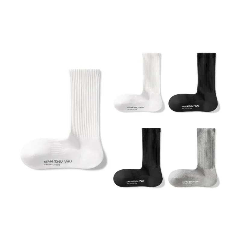 B&C.Room Mid Calf Socks Men's 5 Pack-15