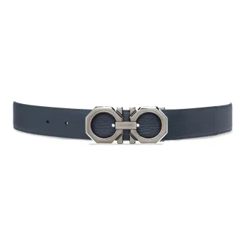 Ferragamo Logo Buckled Reversible Belt