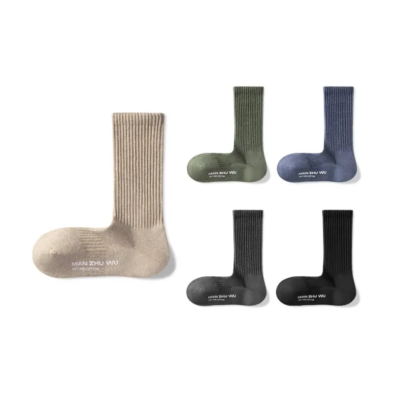 B&C.Room Mid Calf Socks Men's 5 Pack-16