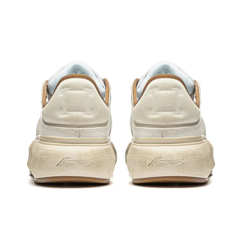 LiNing Yun You C4D Wear Resistant Low Top Casual Shoes Men's Ivory-5
