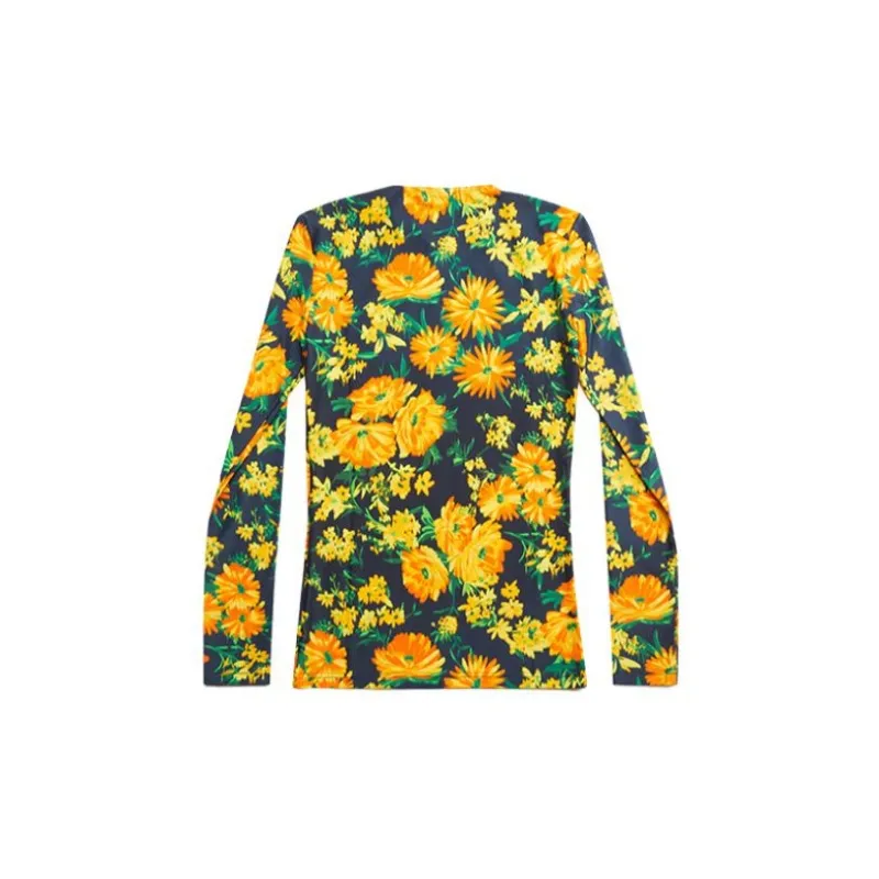 Balenciaga T-Shirt Women's Yellow Regular Fit-1