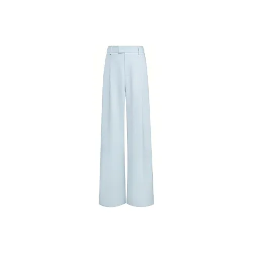 MEIYANG Suit Trousers Women's Light Blue