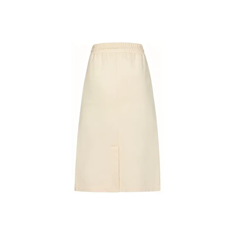 EVISU Casual Long Skirt Women's Bone White-1