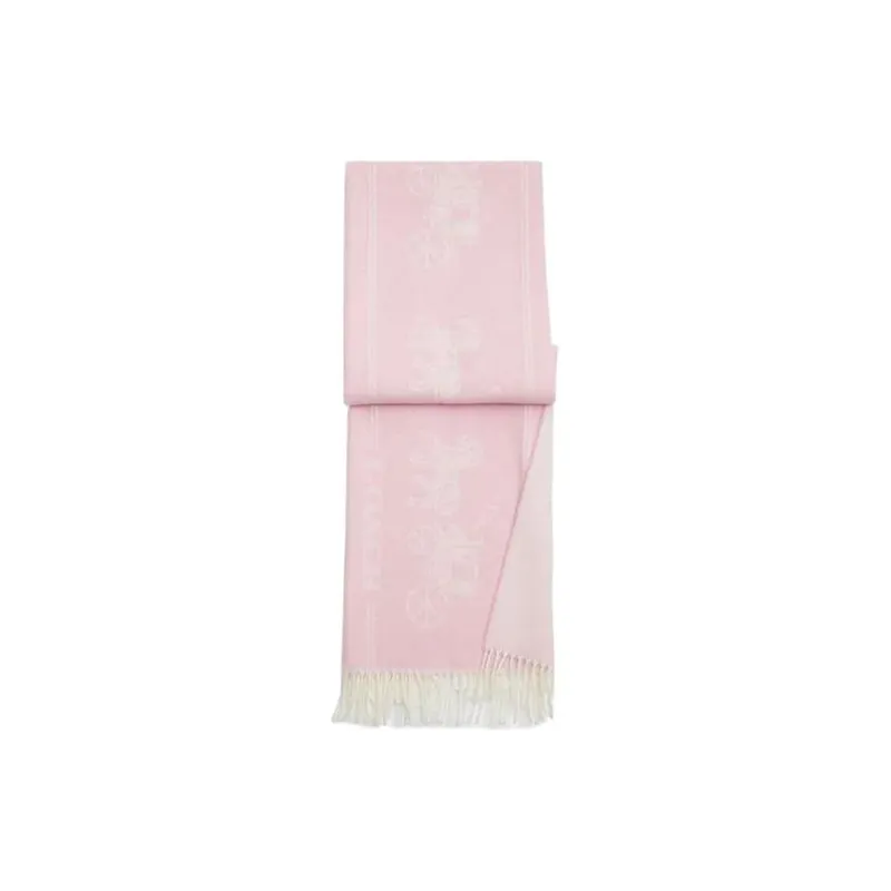 COACH Knit Scarves Women's Pink-0
