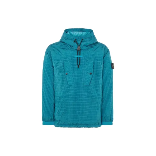 STONE ISLAND Jackets Men Turquoise