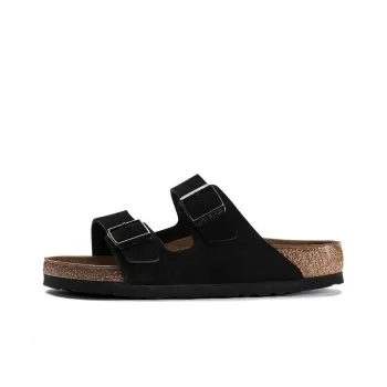Birkenstock Arizona Soft Footbed Suede 'Black'