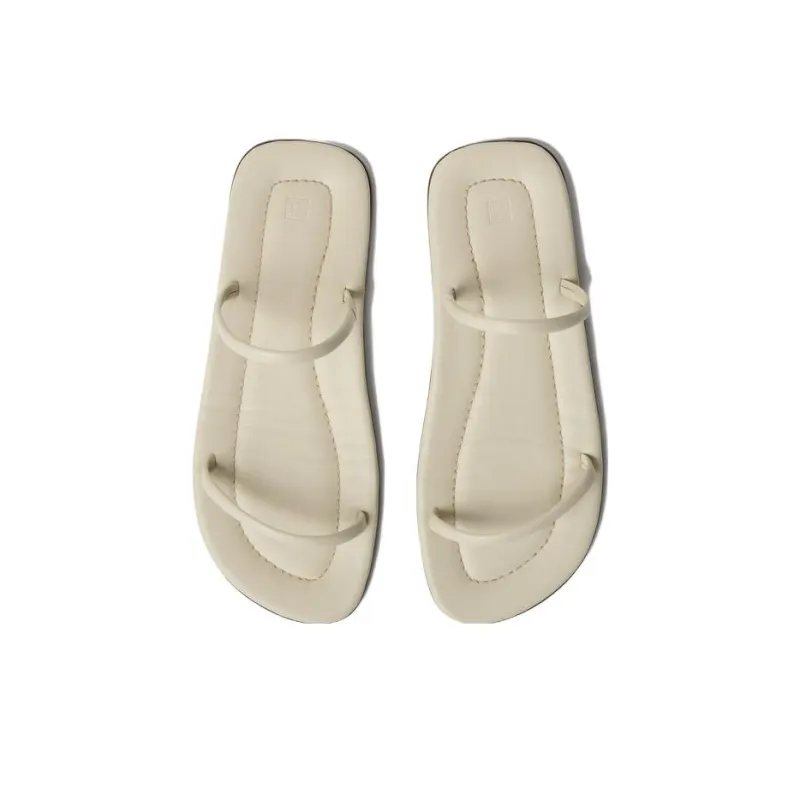 TOTEME Slide Slippers Women's Beige-3