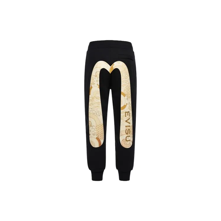 EVISU Casual Pants Men Black-1