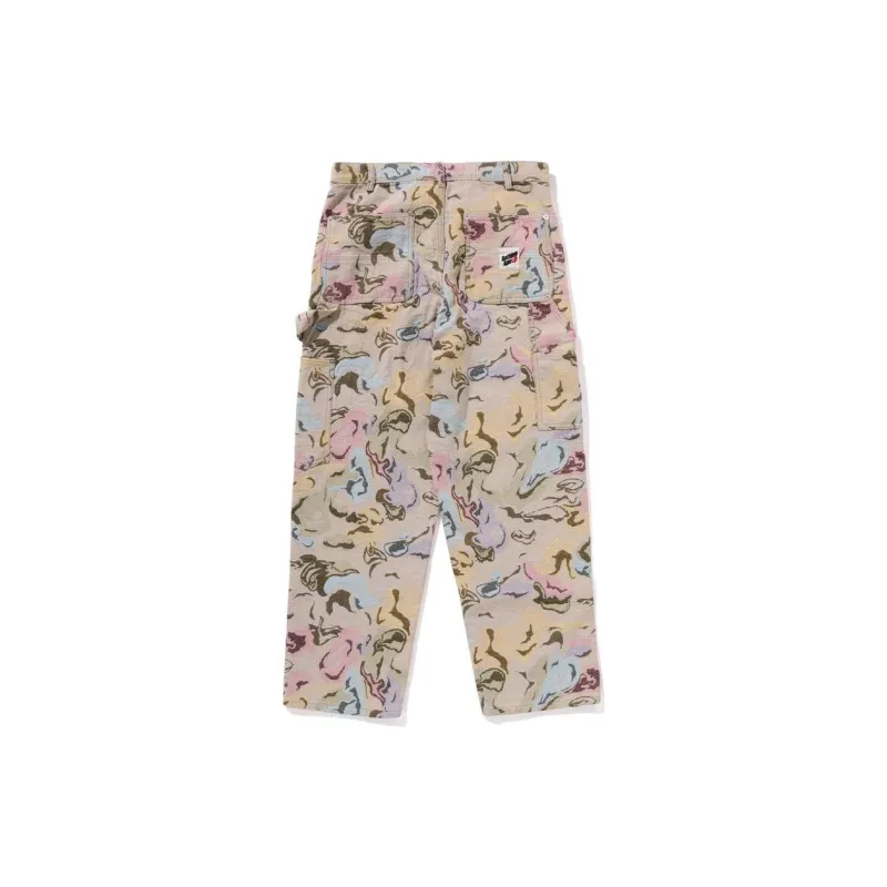 Bape Art Camo Gobelin Work Pants Blue-1