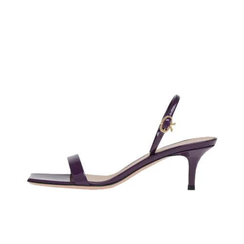 GIANVITO ROSSI Ribbon Kitten One-Strap Sandals Women's