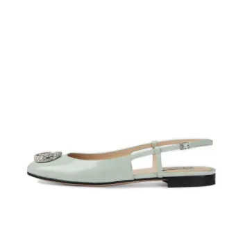 GUCCI Casual Single Shoes Women's Light Green