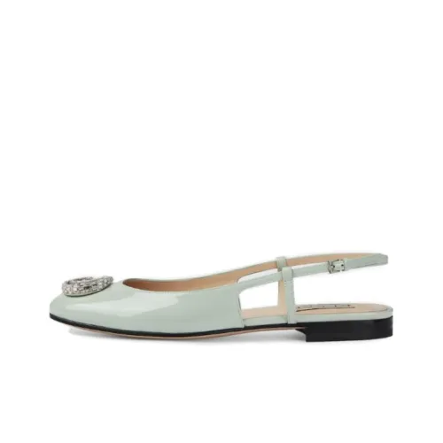 GUCCI Casual Single Shoes Women's Light Green